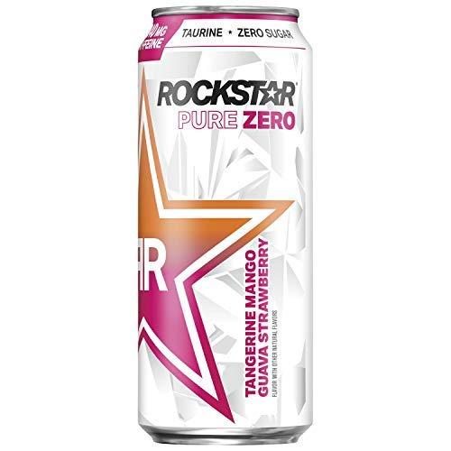 Rockstar Energy Pure Zero Tangerine Mango Guava Strawberry