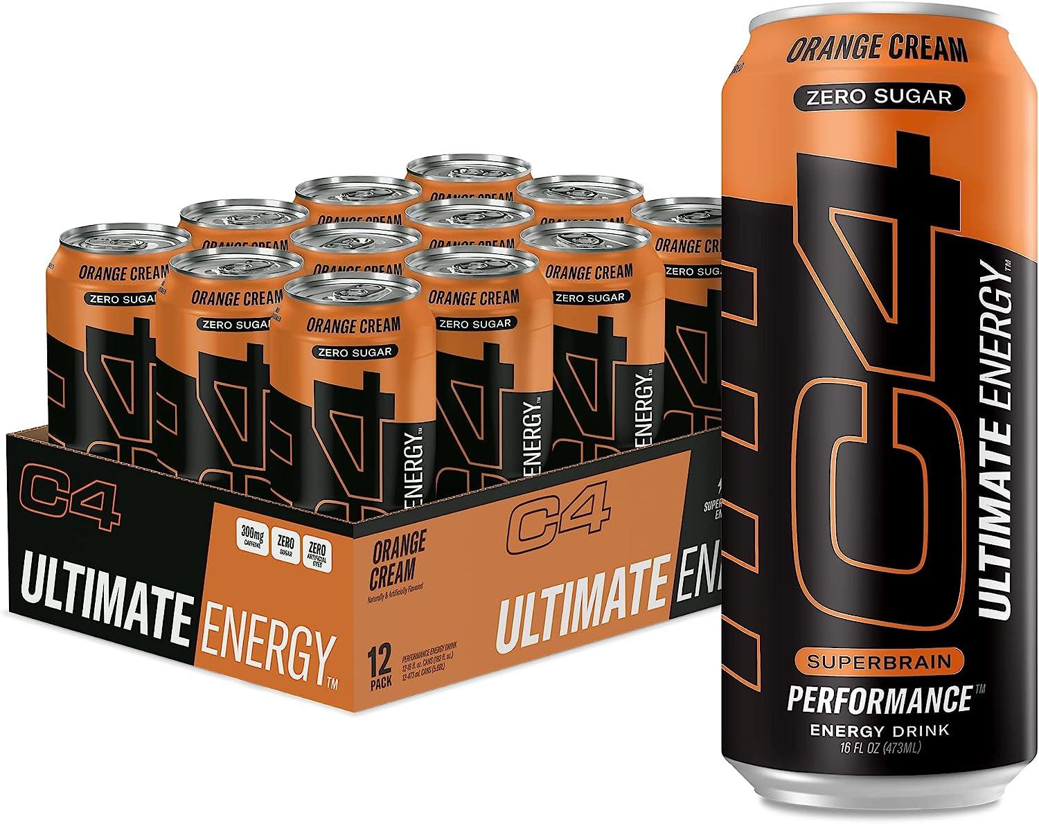 C4 Ultimate Energy Orange Cream