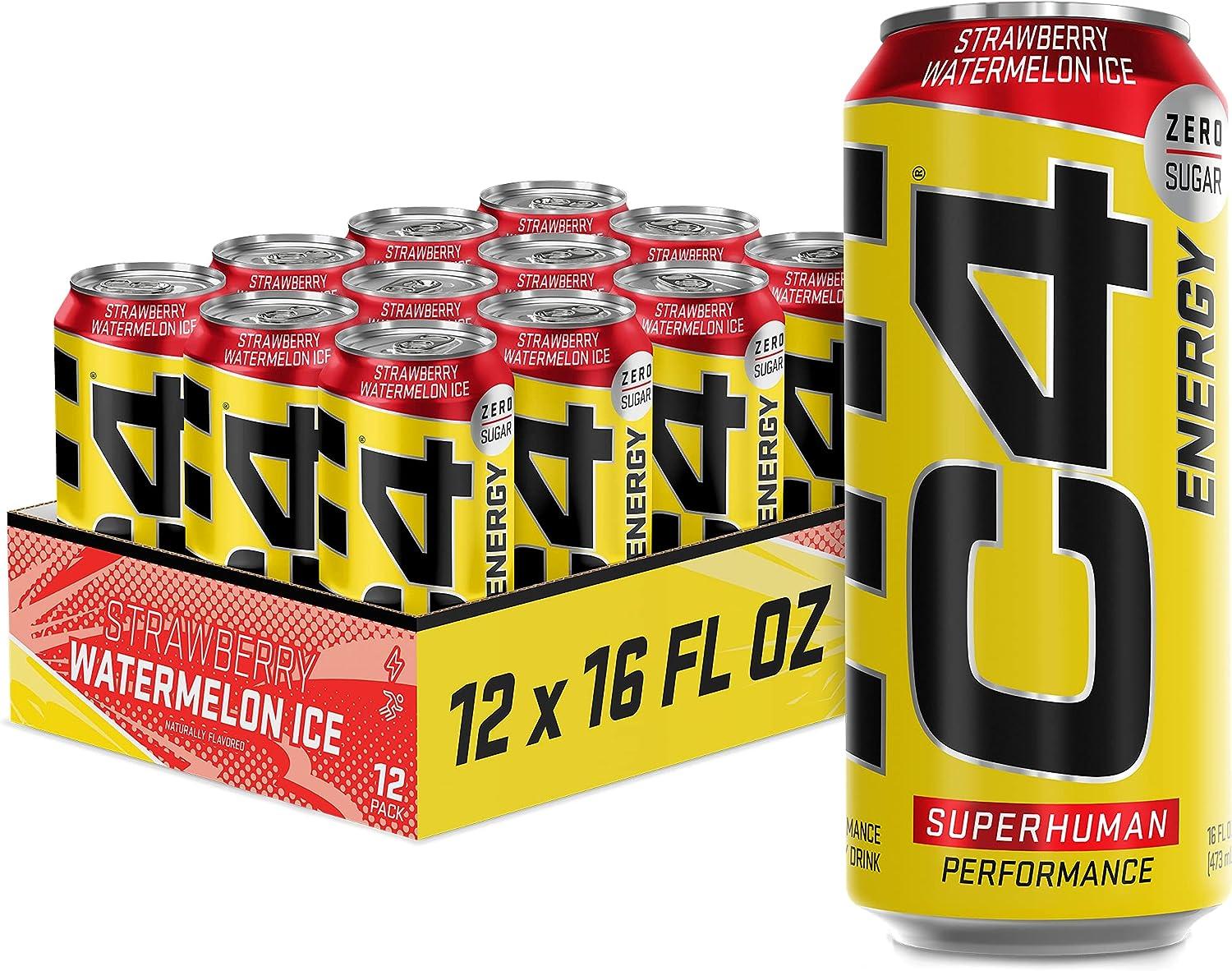 C4 Sport and Fitness Strawberry Watermelon Ice