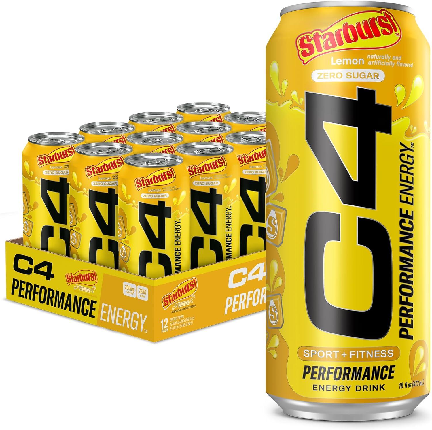 C4 Sport and Fitness Starburst Lemon