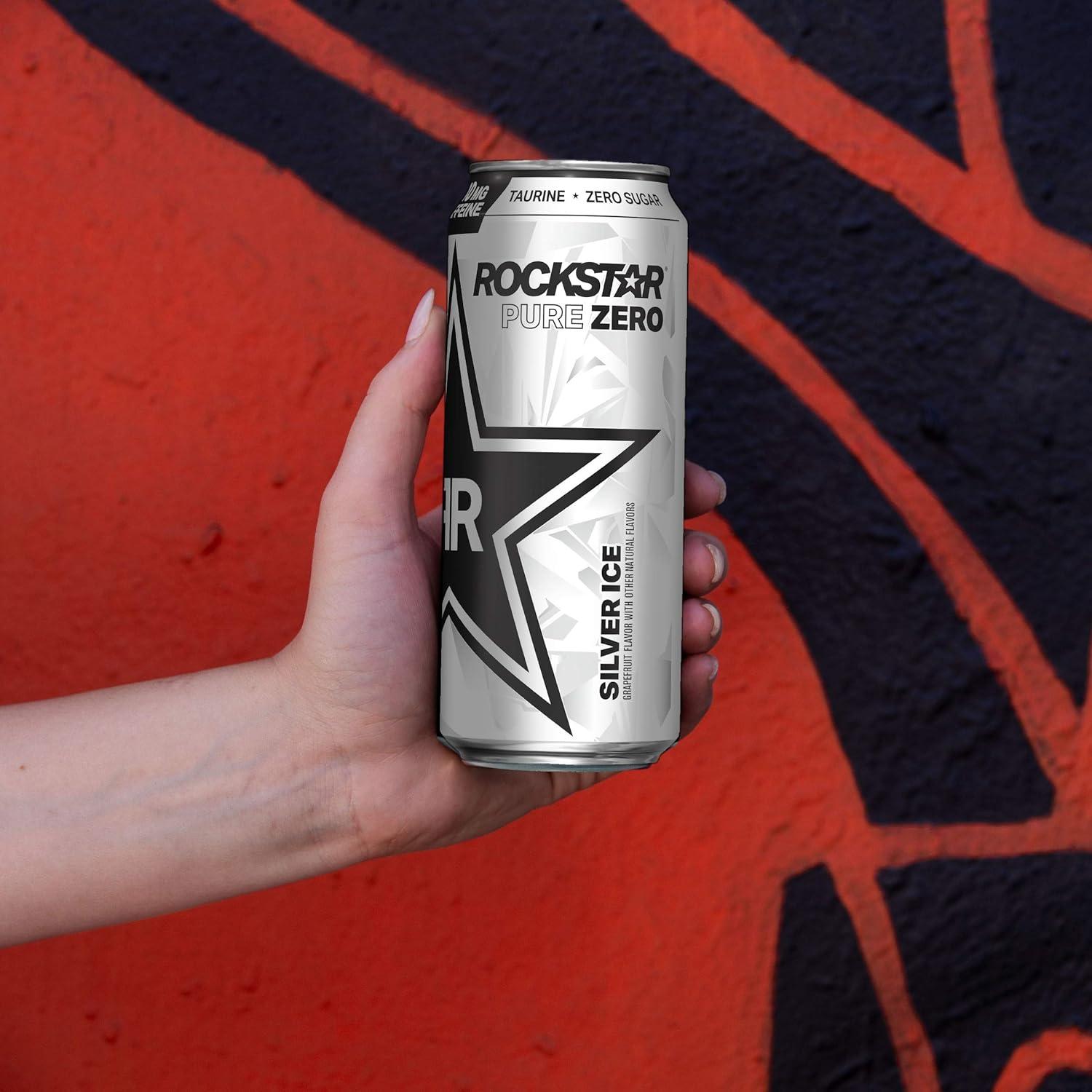 Rockstar Energy Pure Zero Silver Ice