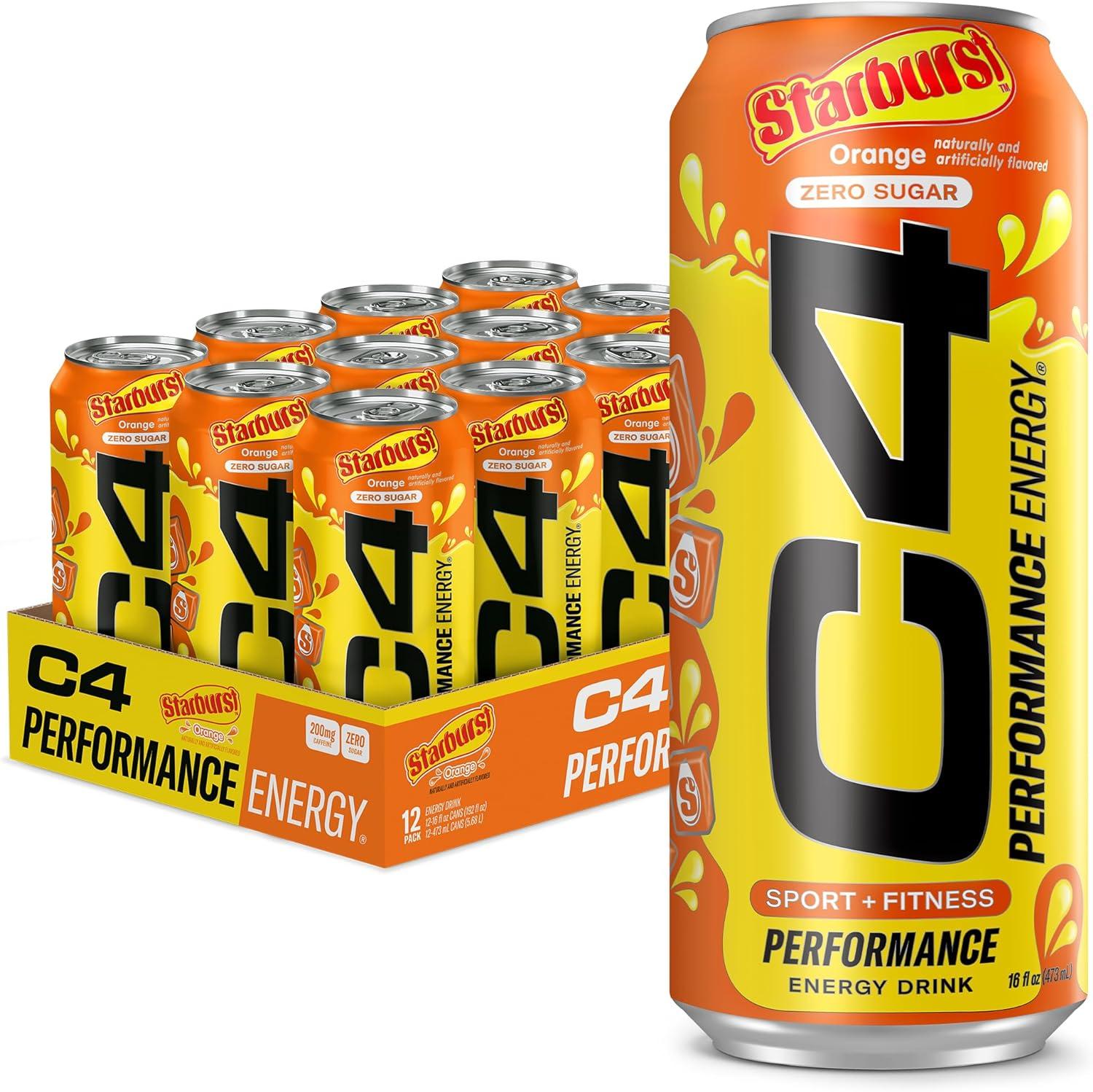 C4 Sport and Fitness Starburst Orange