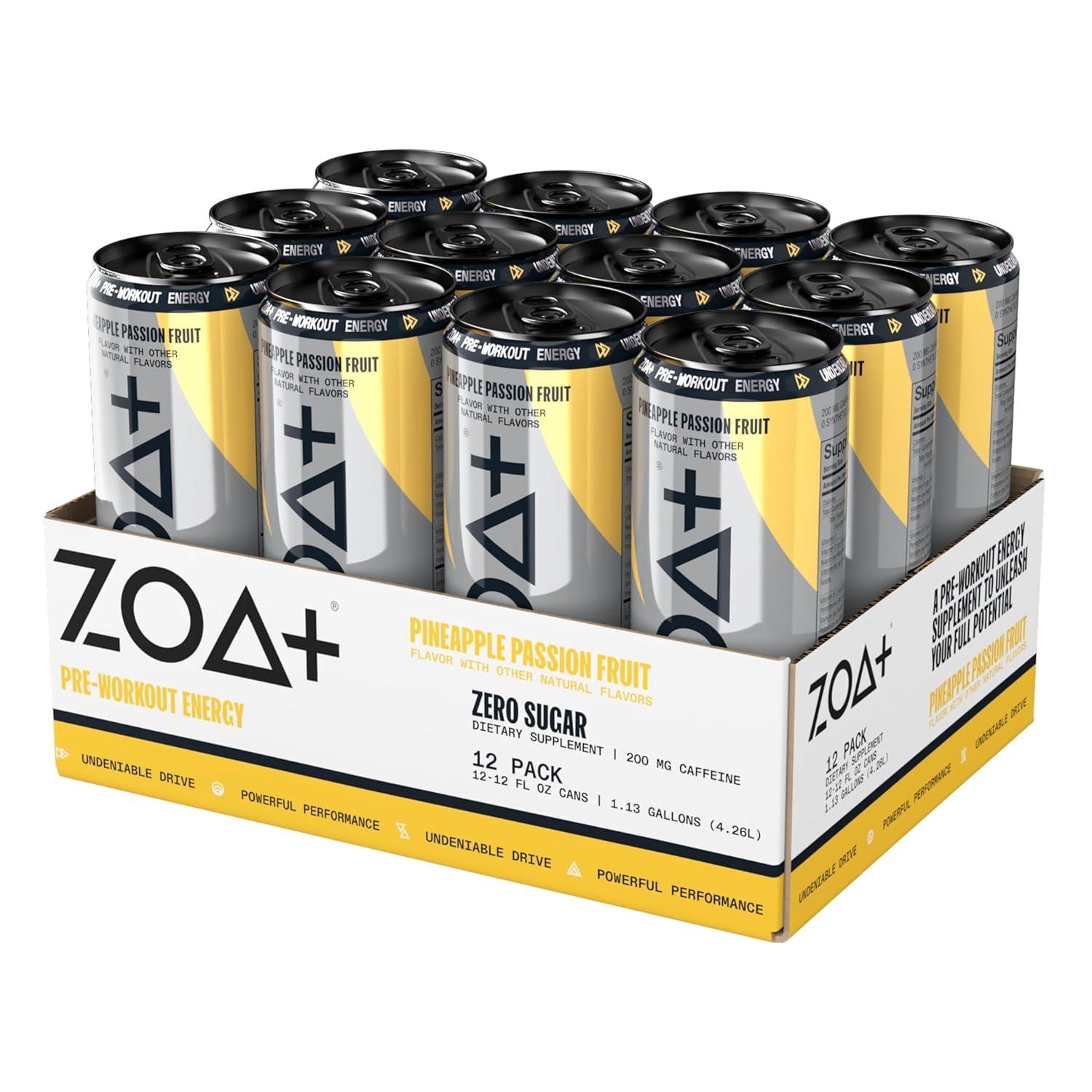 ZOA + Preworkout: Pineapple Passionfruit