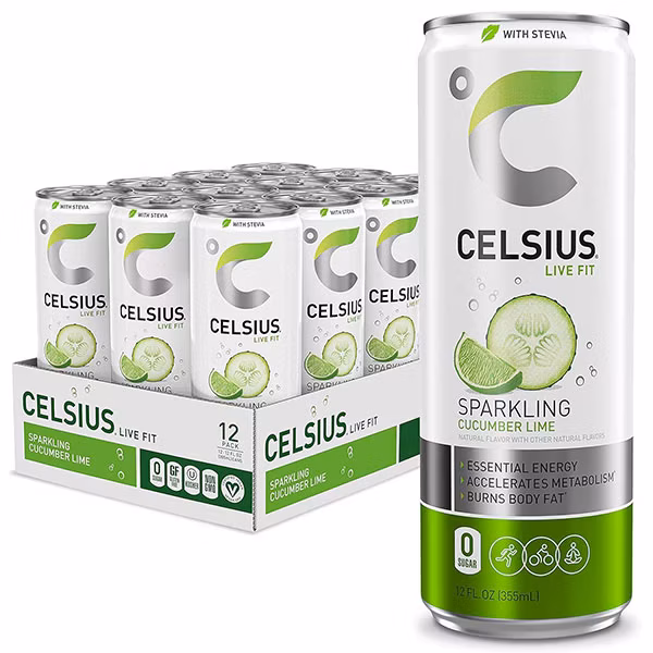 Celsius Sparkling Cucumber Lime