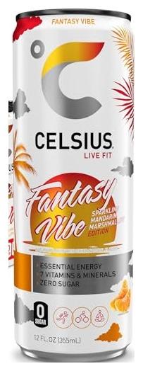 CELSIUS Fantasy Vibe Sparkling Mandarin Marshmallow