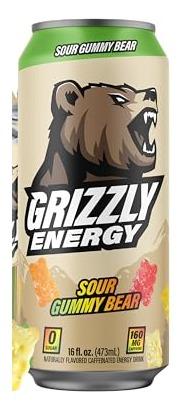 Grizzly Energy Sour Gummy Bear