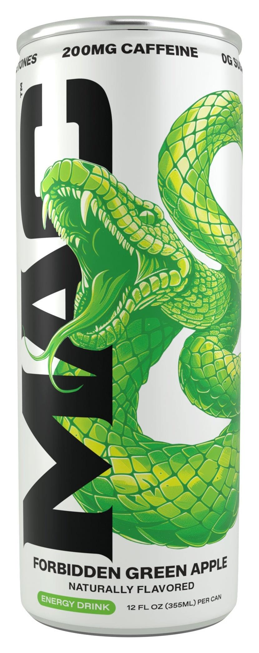 MAC Energy Forbidden Green Apple 12 fl oz can, front