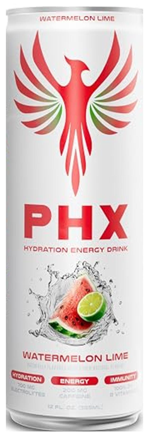 PHX Watermelon Lime can, front
