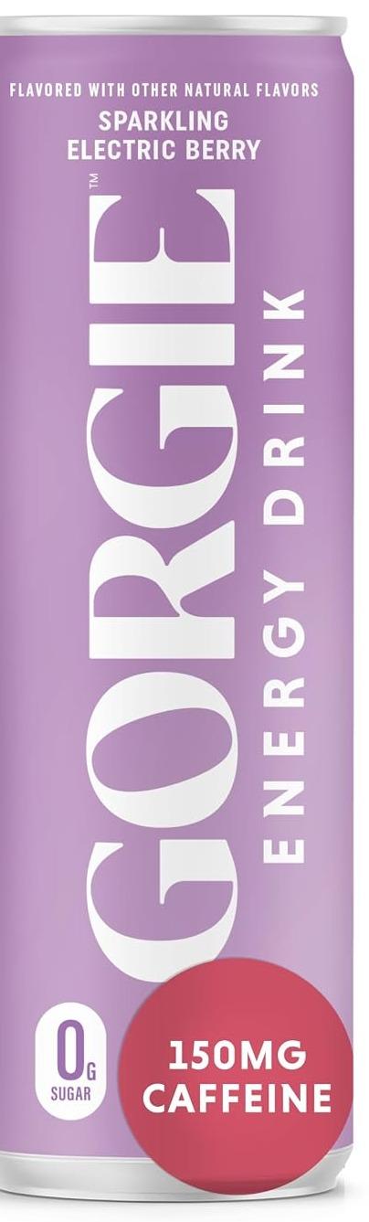 Gorgie Sparkling Electric Berry can, front