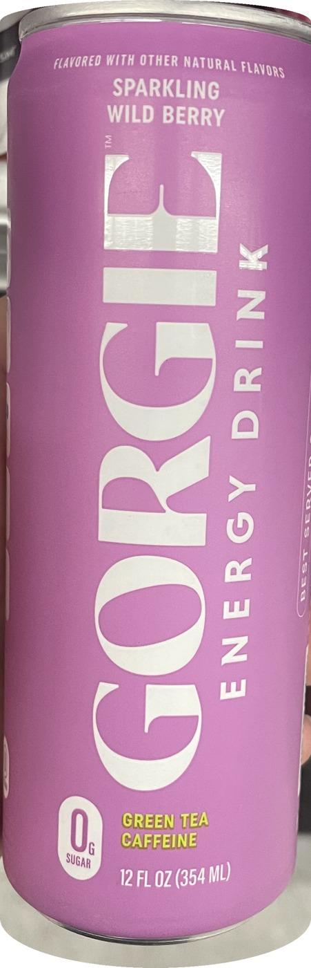 Gorgie Sparkling Wild Berry can, front