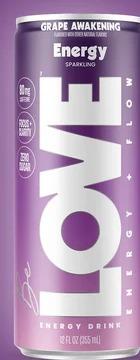 Be Love Grape Awakening can, front