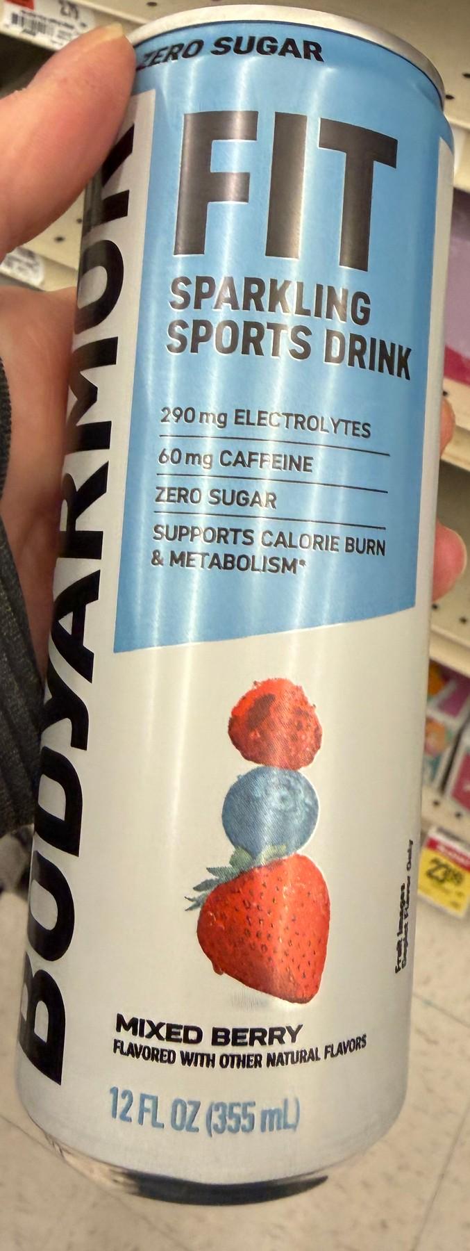 BodyArmor FIT Mixed Berry can, front