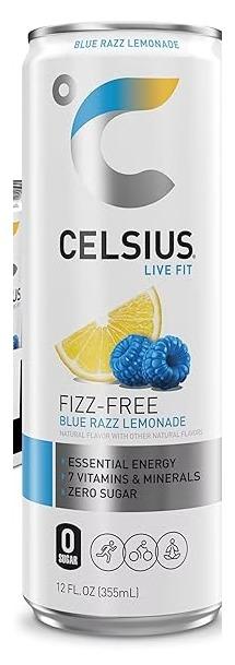 Celsius Fizz Free Blue Razz Lemonade