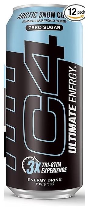 C4 Ultimate Energy Arctic Snow Cone