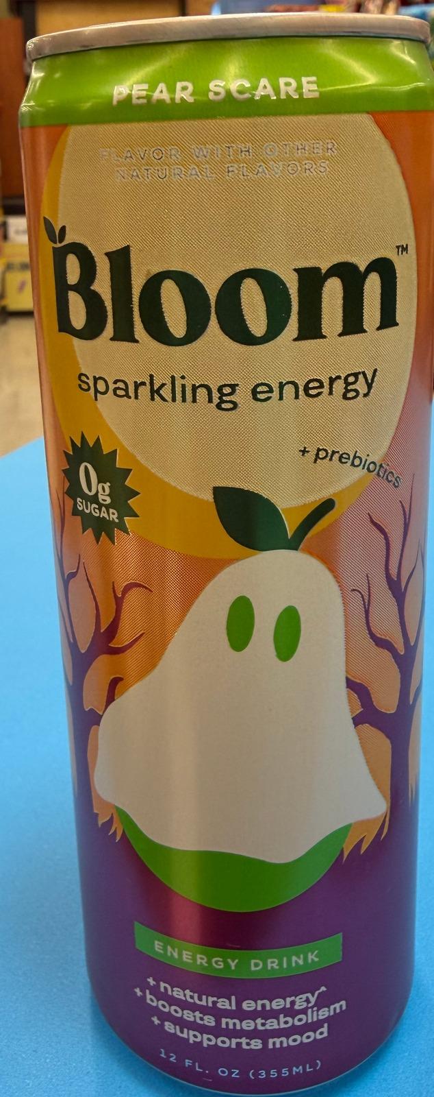 Bloom Pear Scare can, front