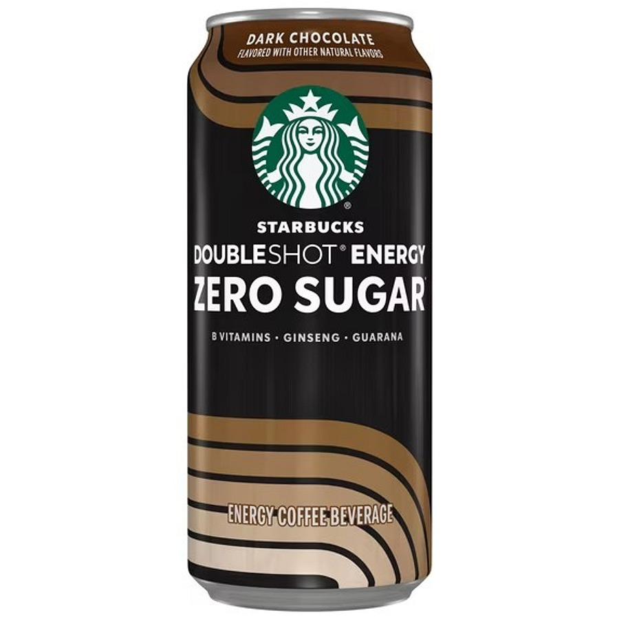 Starbucks Doubleshot Energy Zero Sugar Dark Chocolate can, front
