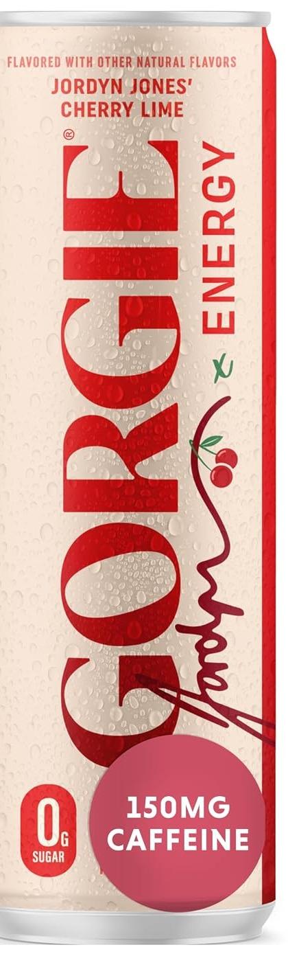 Gorgie Jordyn Jones' Cherry Lime can, front