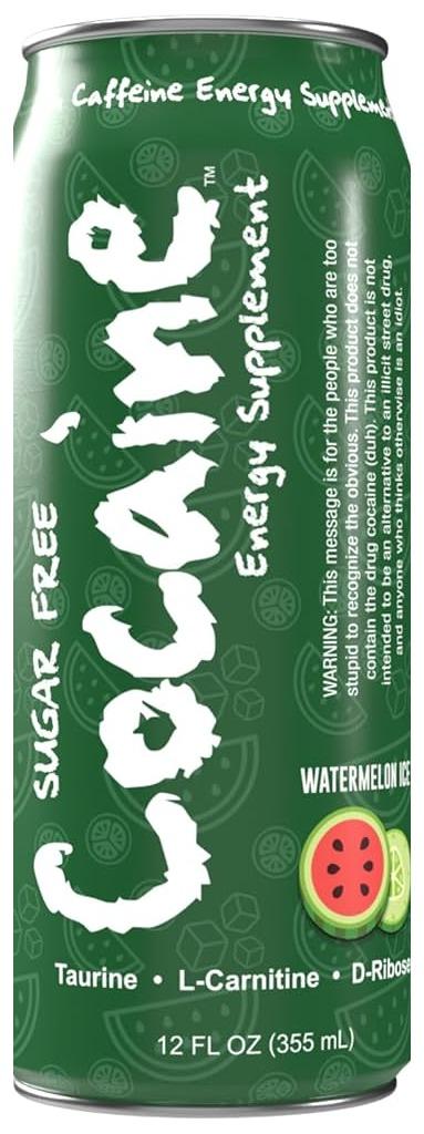 Cocaine Energy Sugar Free Watermelon Ice