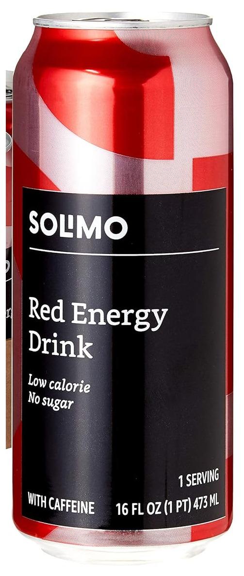 Amazon’s Solimo Red Energy Drink