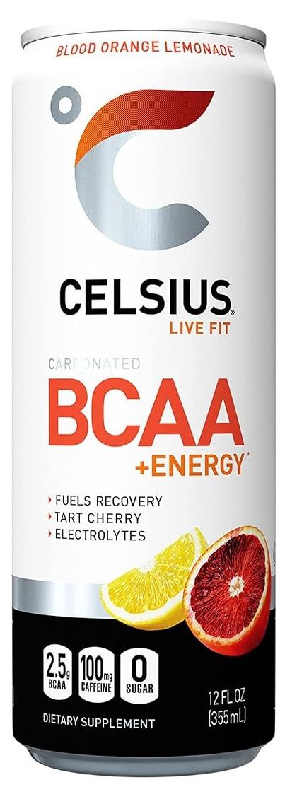 Celsius BCAA Sparkling Blood Orange Lemonade