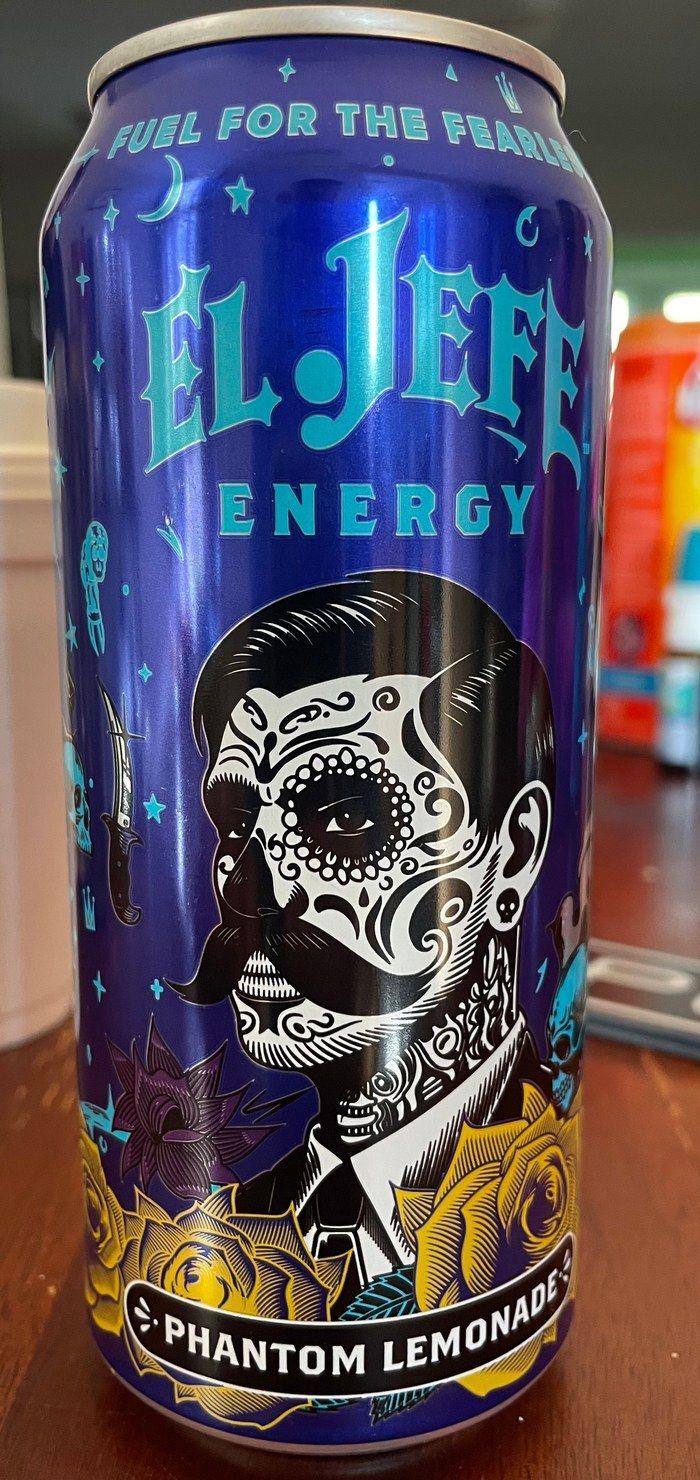 El Jefe Phantom Lemonade can, front