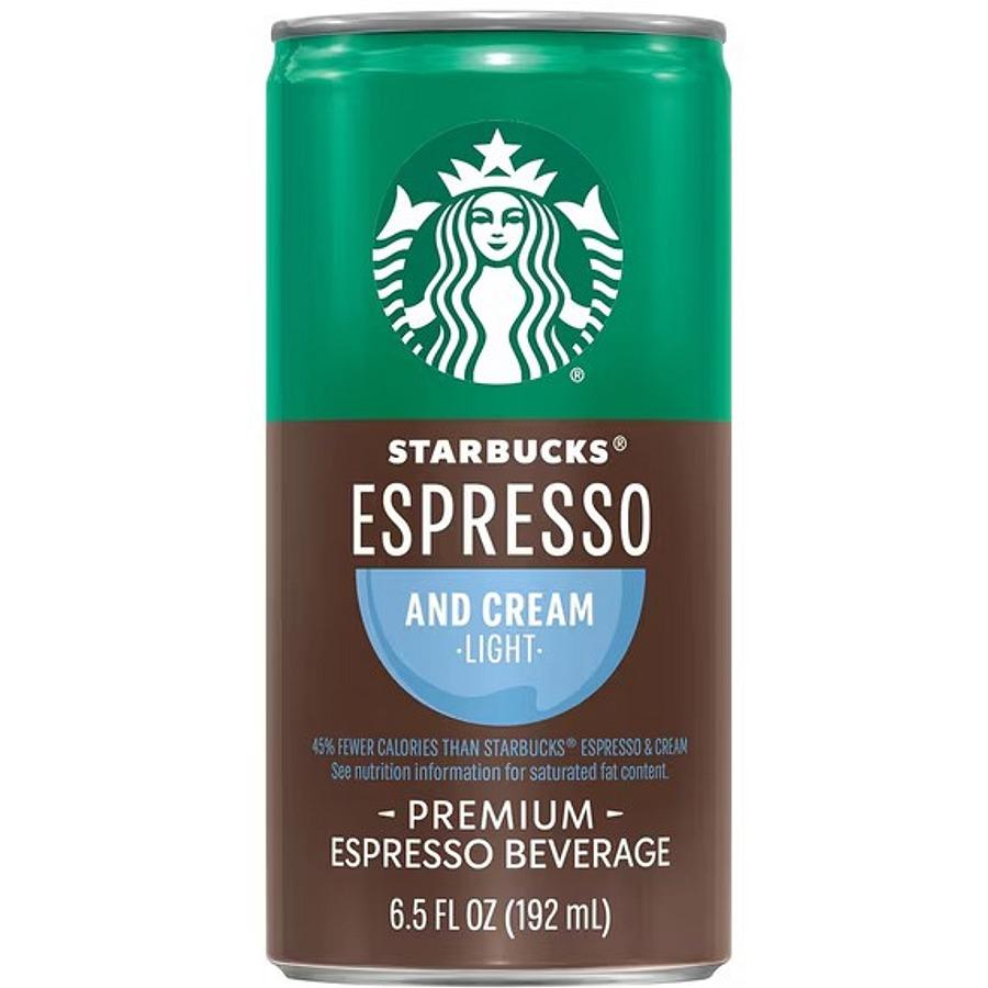 Starbucks Espresso & Cream Light can, front
