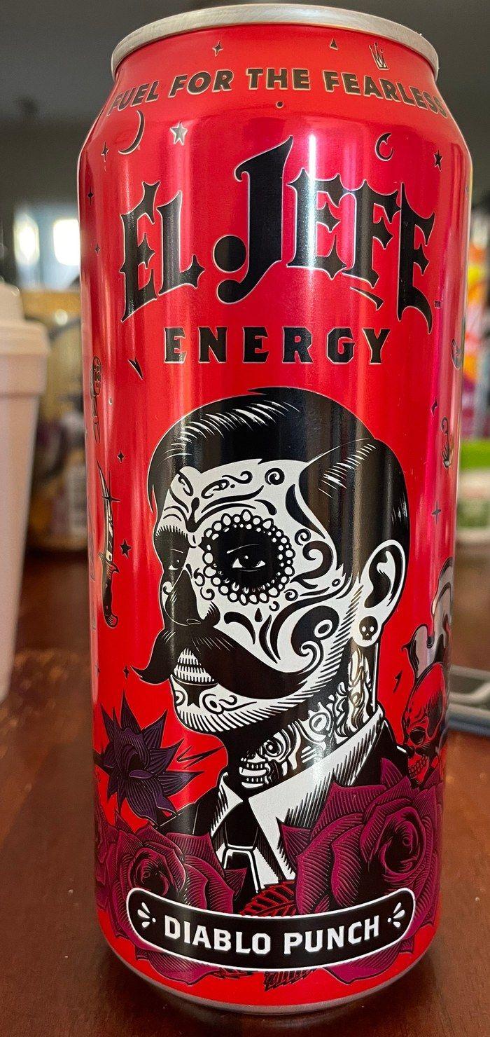 El Jefe Diablo Punch can, front