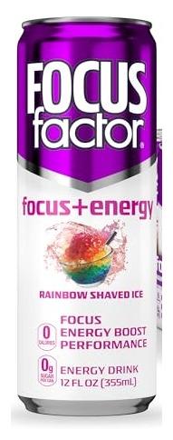 Focus Factor Energy Rainbow Shaved Ice