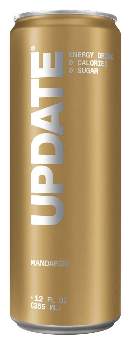 Update Mandarin energy drink can, front