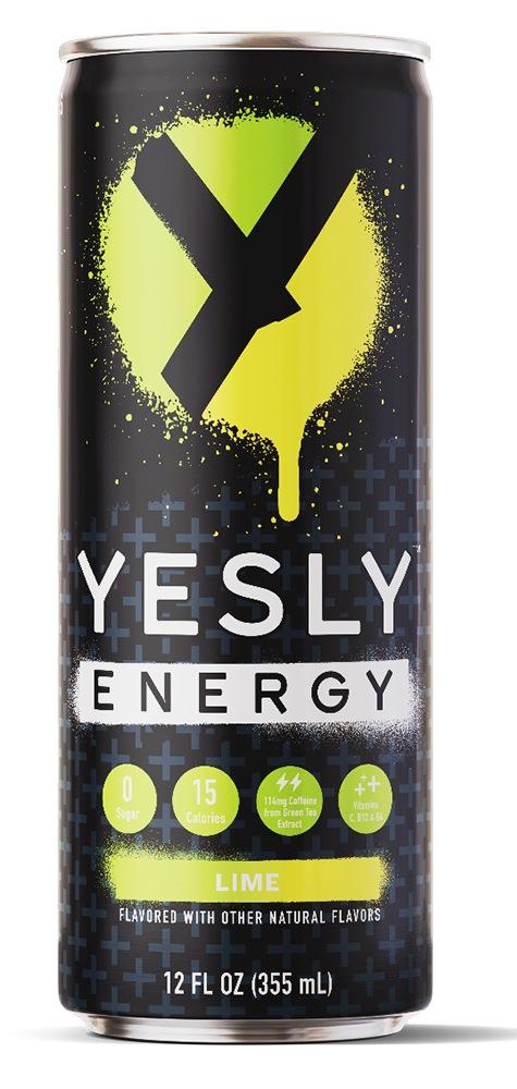 Yesly Lime can, front