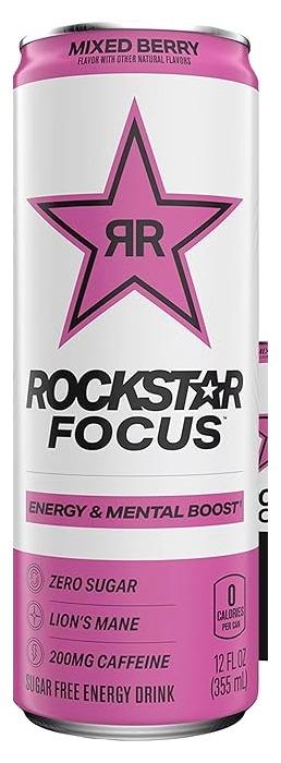 Rockstar Energy Focus Mixed Berry