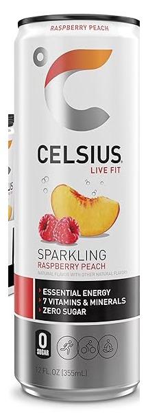 Celsius Sparkling Raspberry Peach
