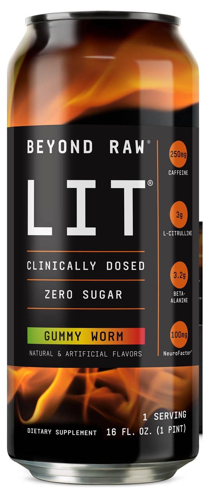 Beyond Raw LIT Gummy Worm