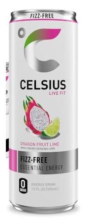 Celsius Fizz Free Dragon Fruit Lime