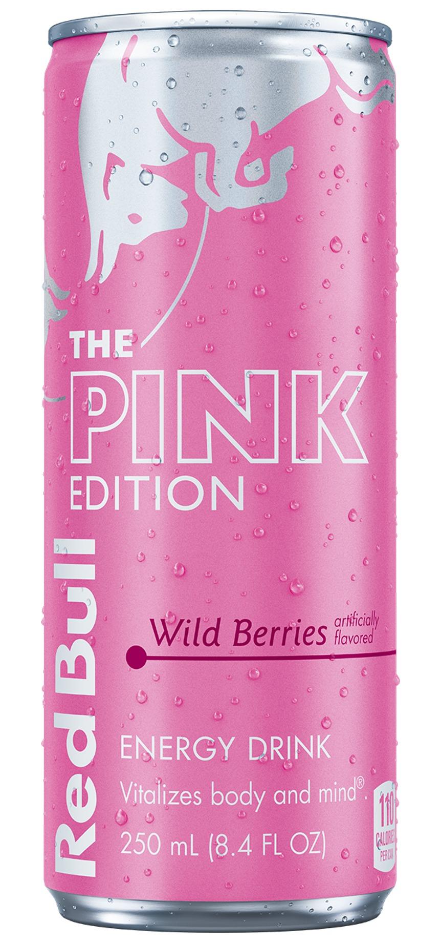 Red Bull The Pink Edition Wild Berries 8.4 fl oz can, front