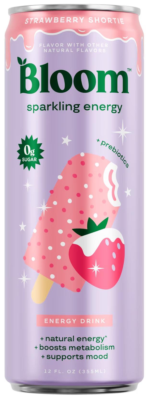 Bloom Nutrition Strawberry Shortie can, front
