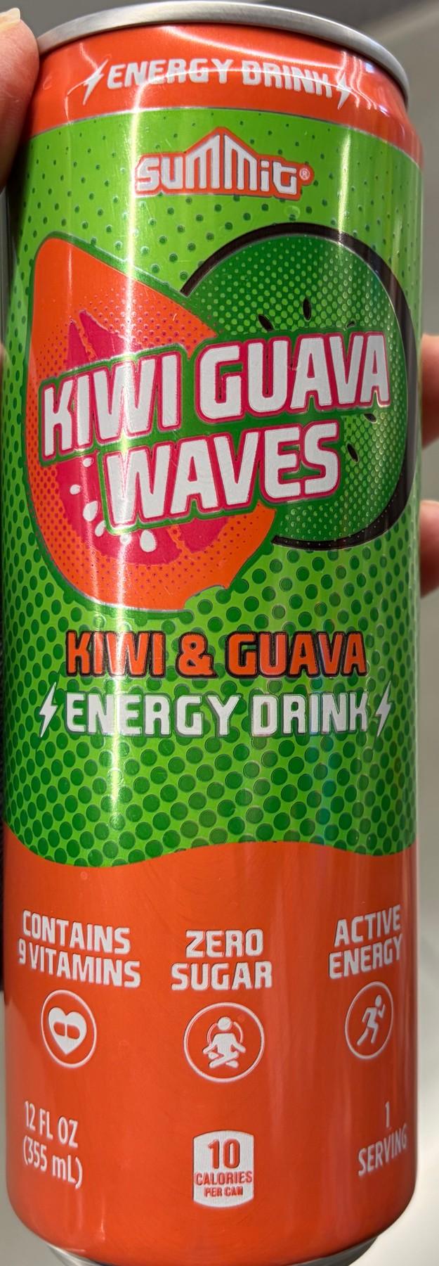 Summit Kiwi Guava Waves can, front