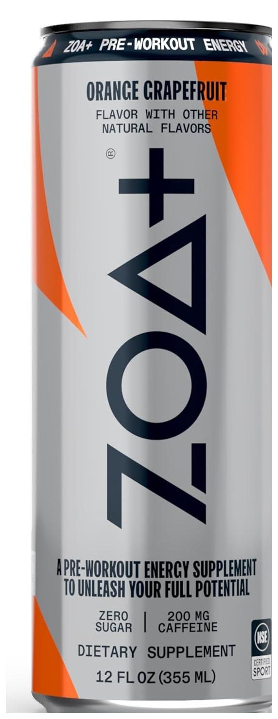 ZOA + Preworkout Orange Grapefruit