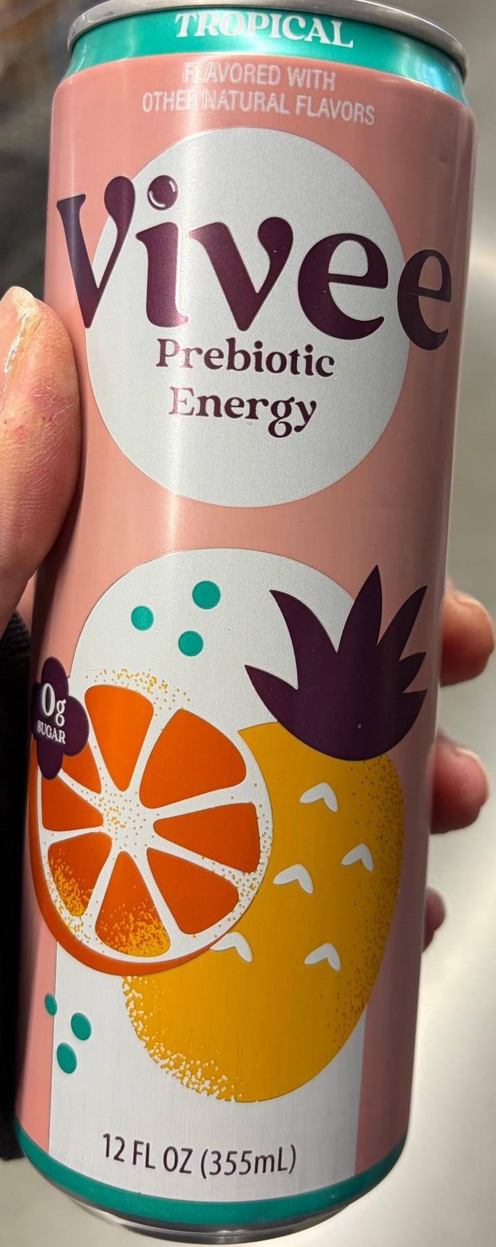 Vivee Tropical can, front