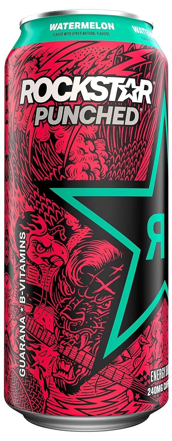 Rockstar Punched Energy Watermelon