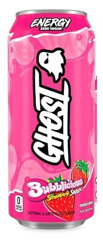 GHOST Bubblicious Strawberry Splash