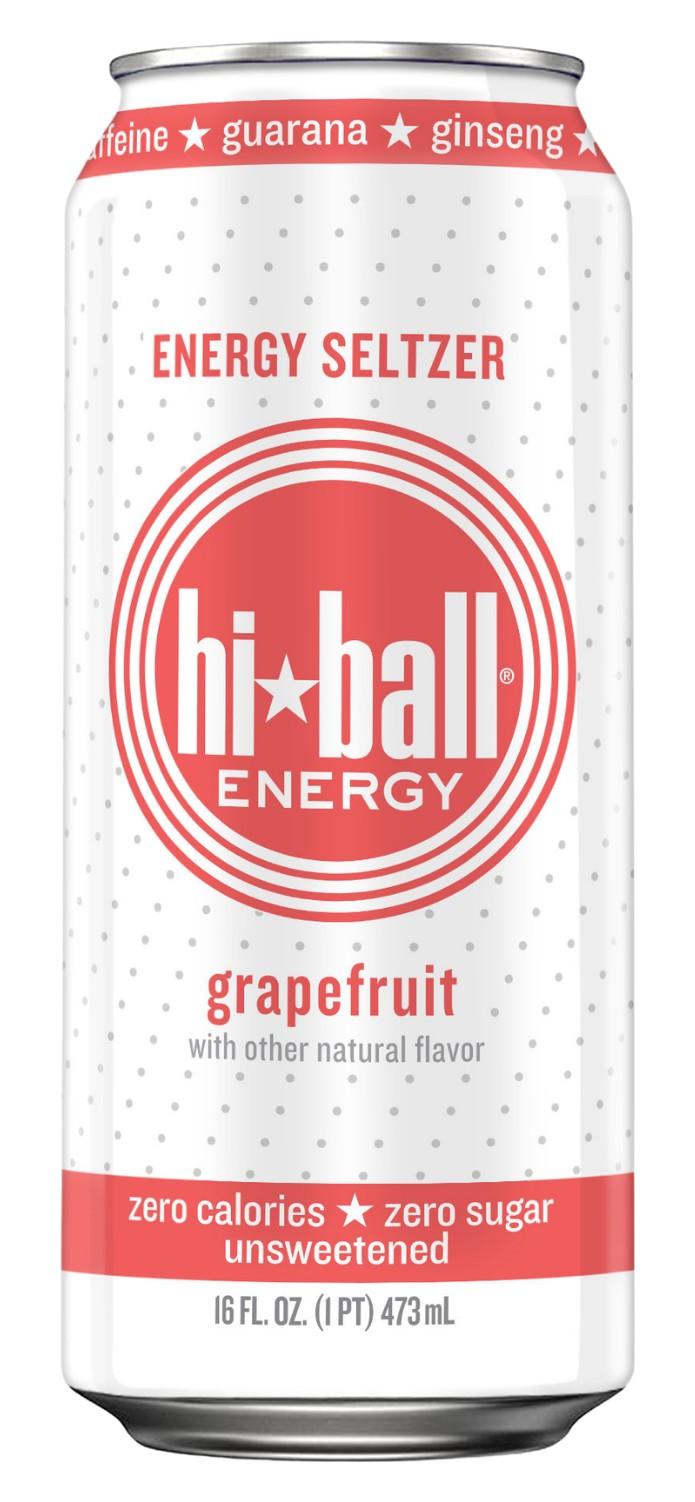 Hiball Energy Grapefruit can, front