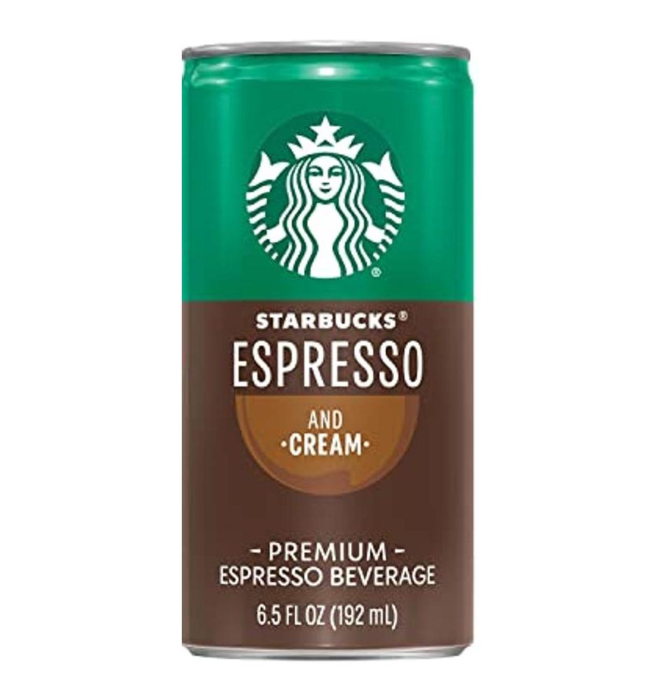 Starbucks Espresso & Cream can, front