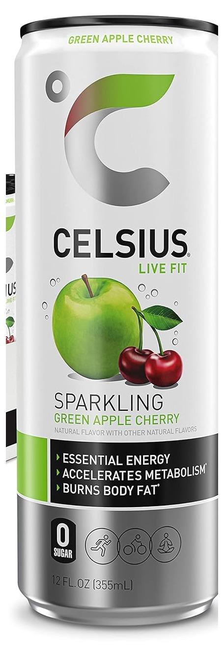 Celsius Sparkling Green Apple Cherry