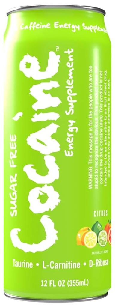 Cocaine Energy Sugar Free Citrus