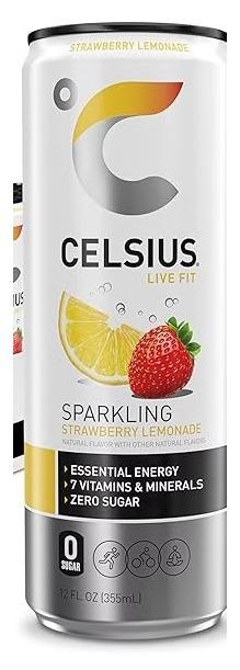 Celsius Sparkling Strawberry Lemonade