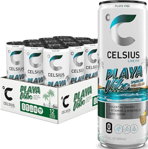 CELSIUS Playa Vibe Sparkling Pina Colada