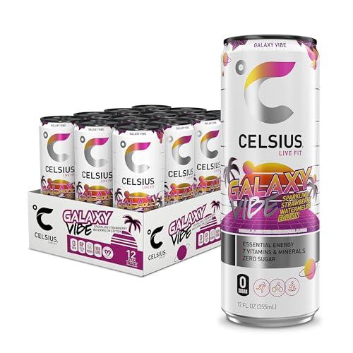CELSIUS Galaxy Vibe Sparkling Strawberry Watermelon