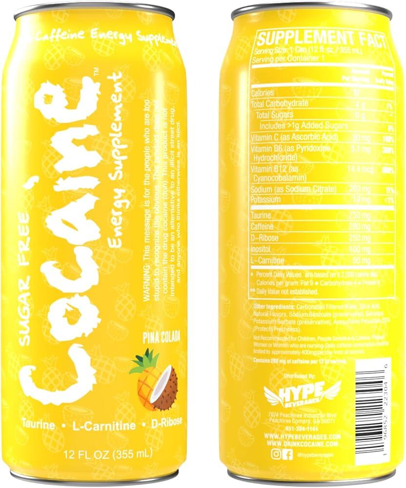 Cocaine Energy Sugar Free Piña Colada