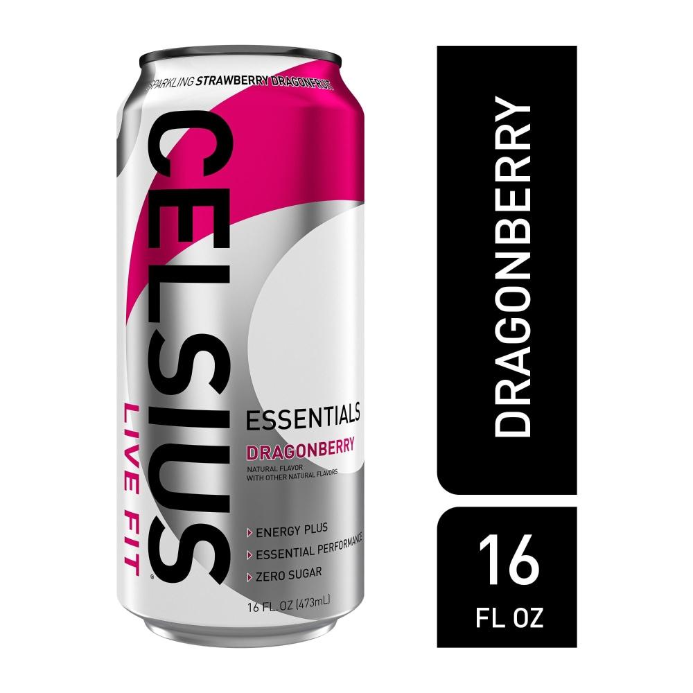 Celsius Celsius Essentials Sparkling Dragonberry can